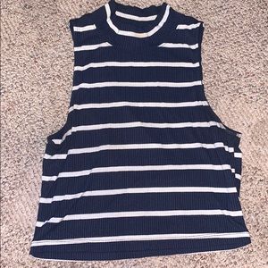 Aeropostale Striped Halter Top